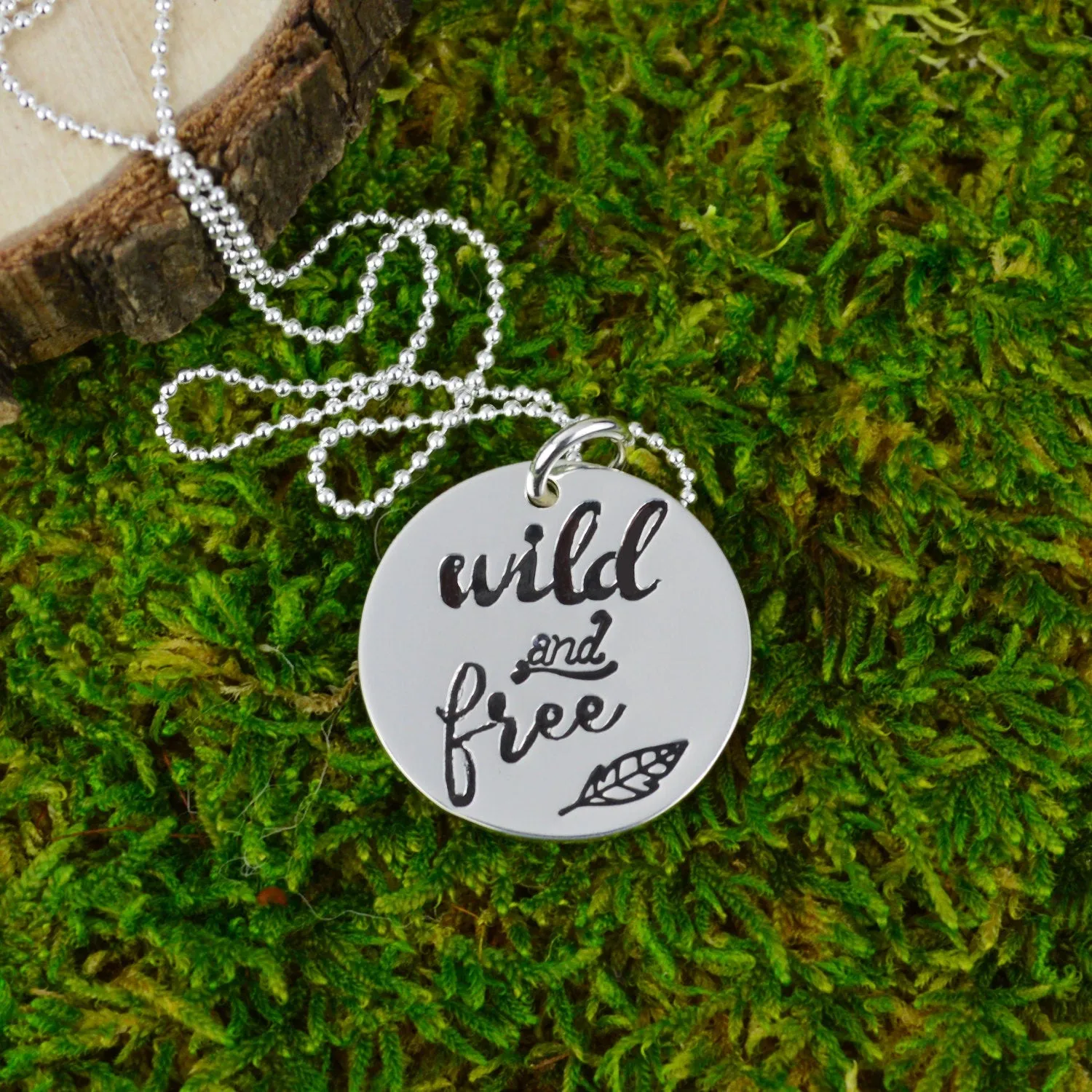 Wild and Free Necklace in Sterling Silver