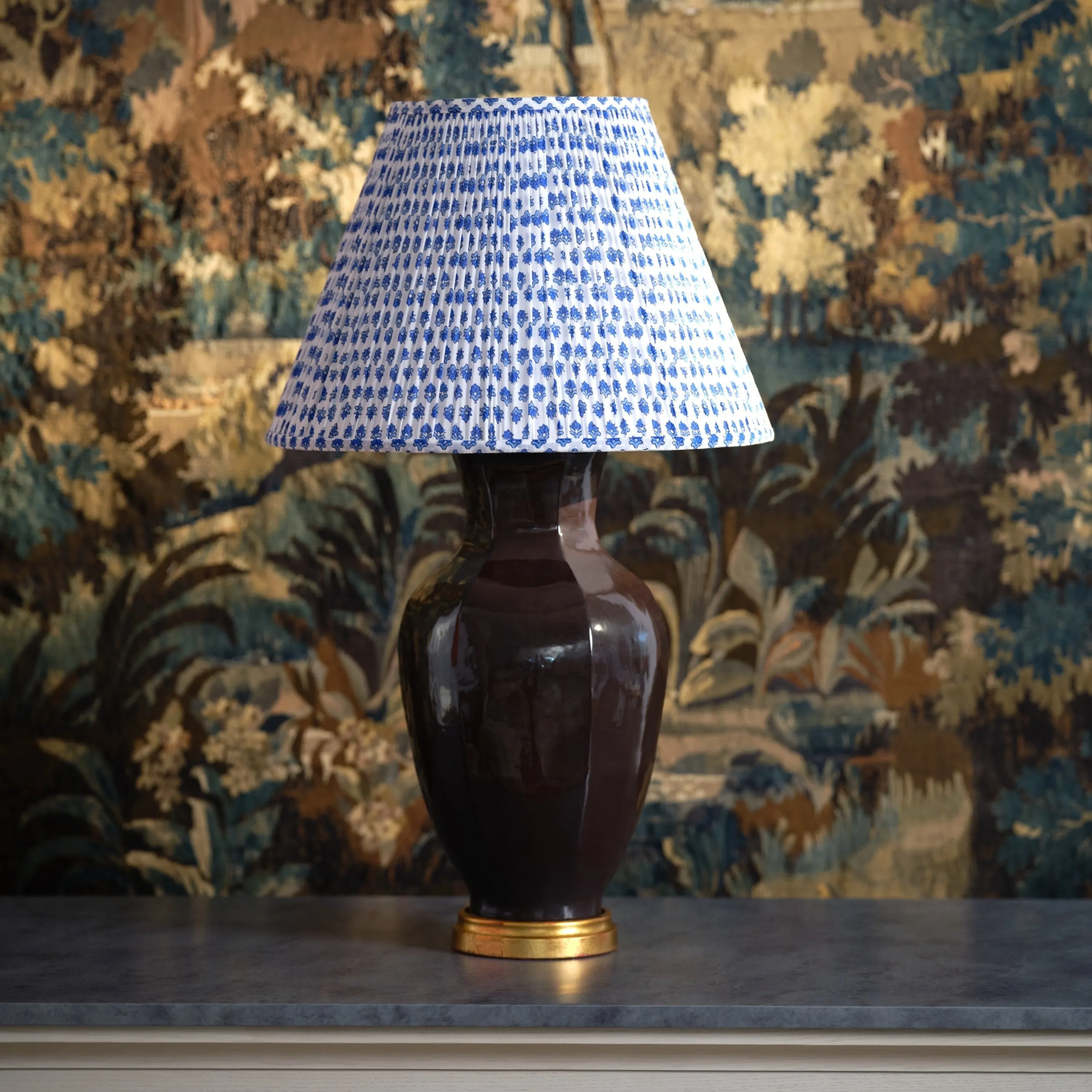 Wild Ginger Lampshade (Blue)