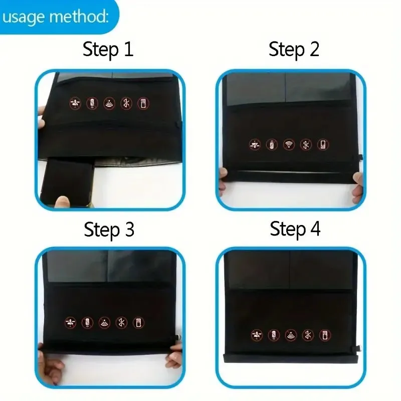 Wild West 1pc Anti-Theft Signal Shielding Pouch - Mobile & Car Key Protector Bag