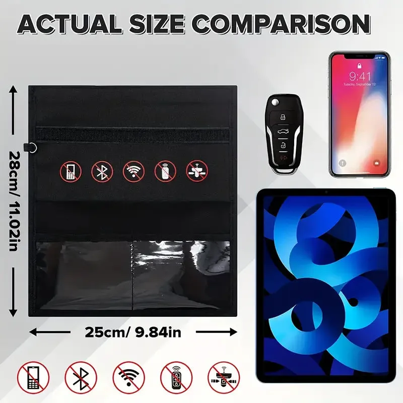 Wild West 1pc Anti-Theft Signal Shielding Pouch - Mobile & Car Key Protector Bag