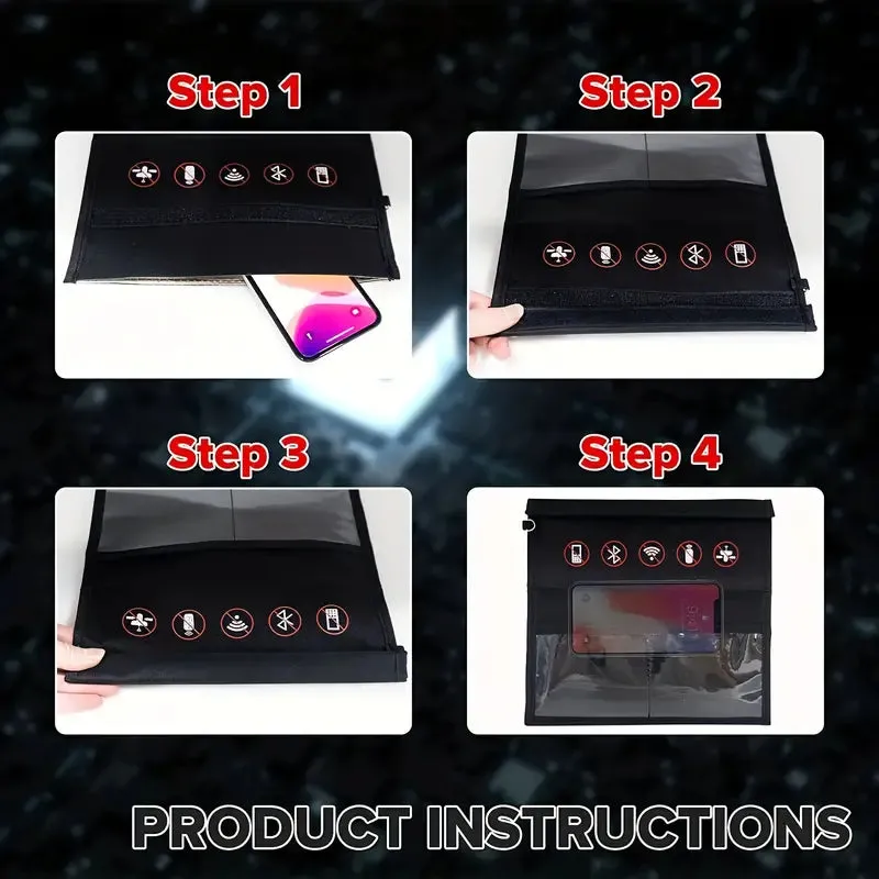 Wild West 1pc Anti-Theft Signal Shielding Pouch - Mobile & Car Key Protector Bag