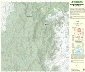 World Wide Maps Conondale Range Walks Map