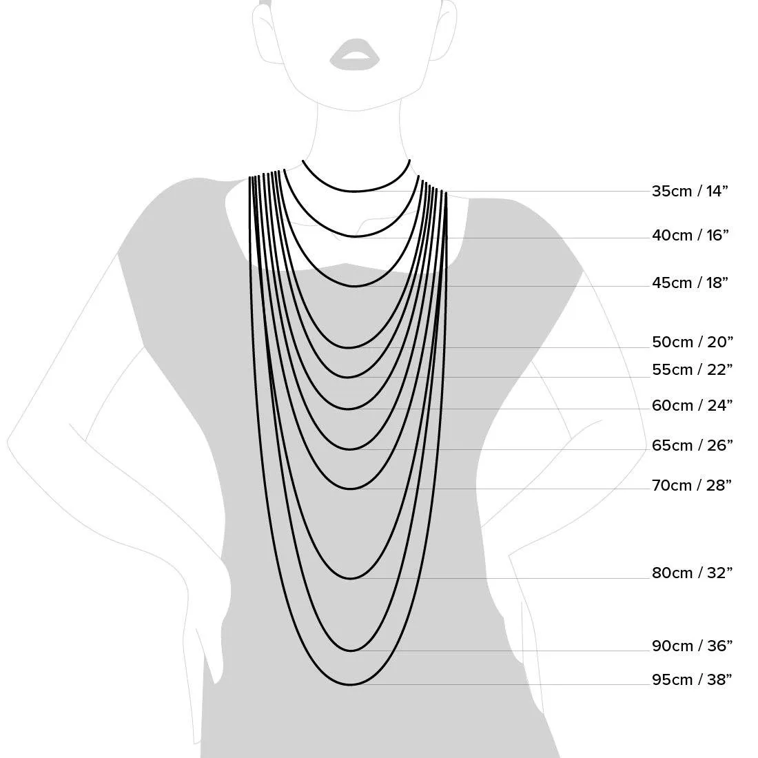 X O Cubic Zirconia Necklace in 9ct Yellow Gold Silver Infused