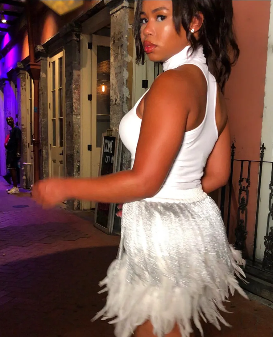 Ya-Ya Da-Da Feather Skirt