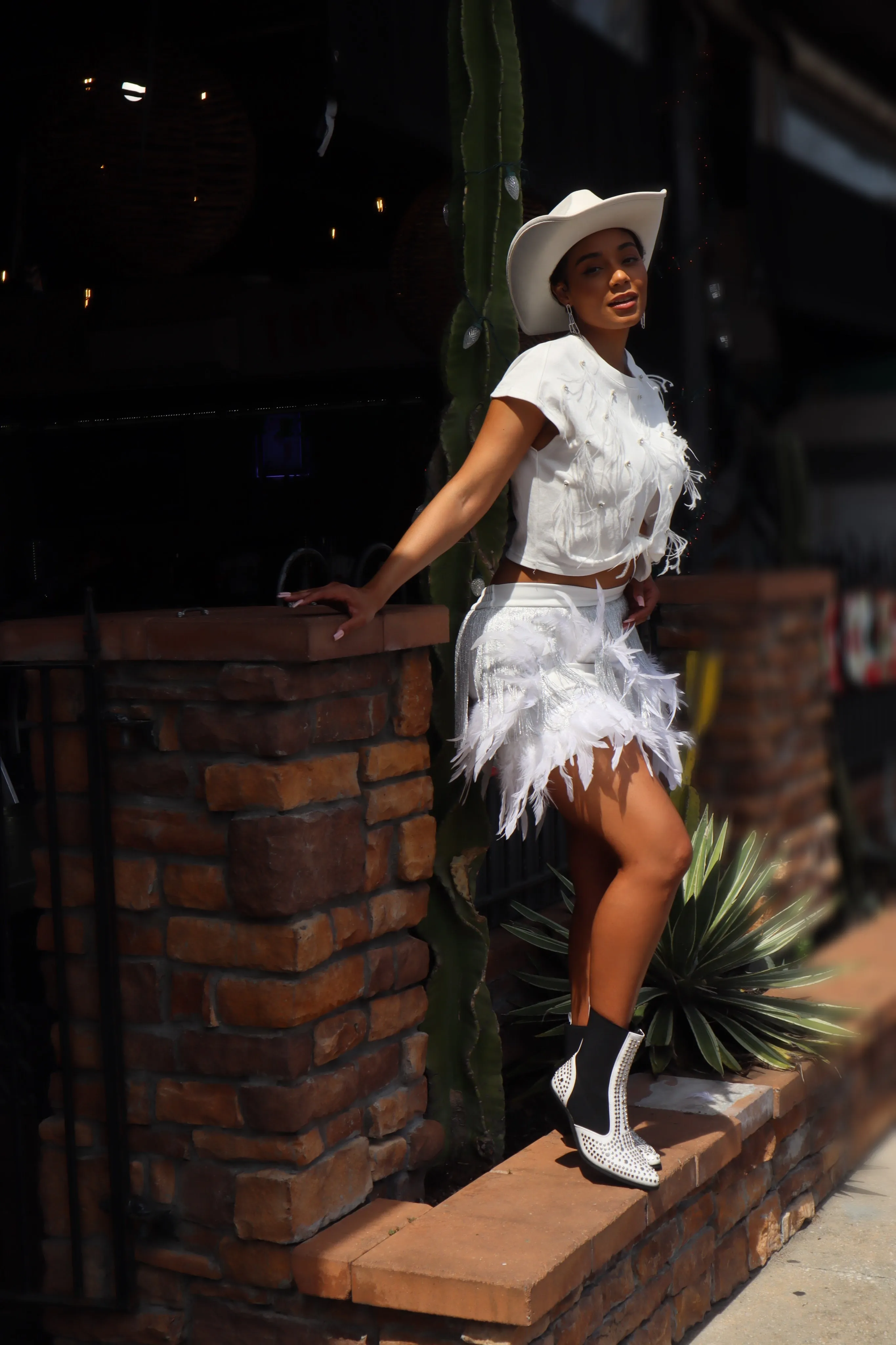 Ya-Ya Da-Da Feather Skirt