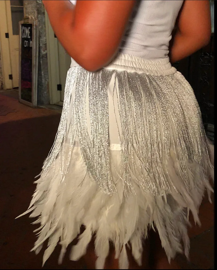Ya-Ya Da-Da Feather Skirt