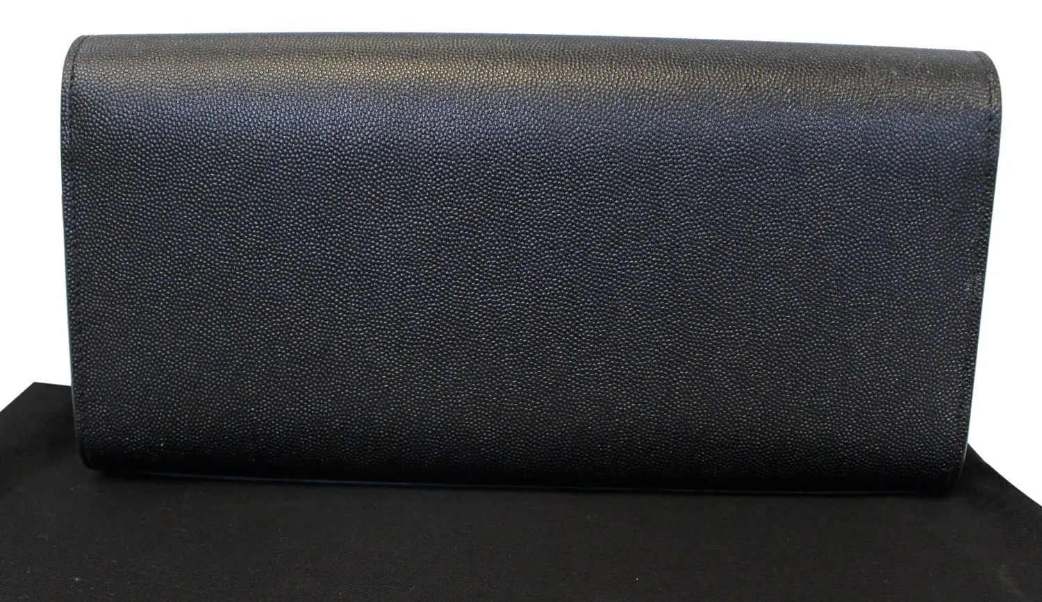 YVES SAINT LAURENT Kate Black Leather Clutch
