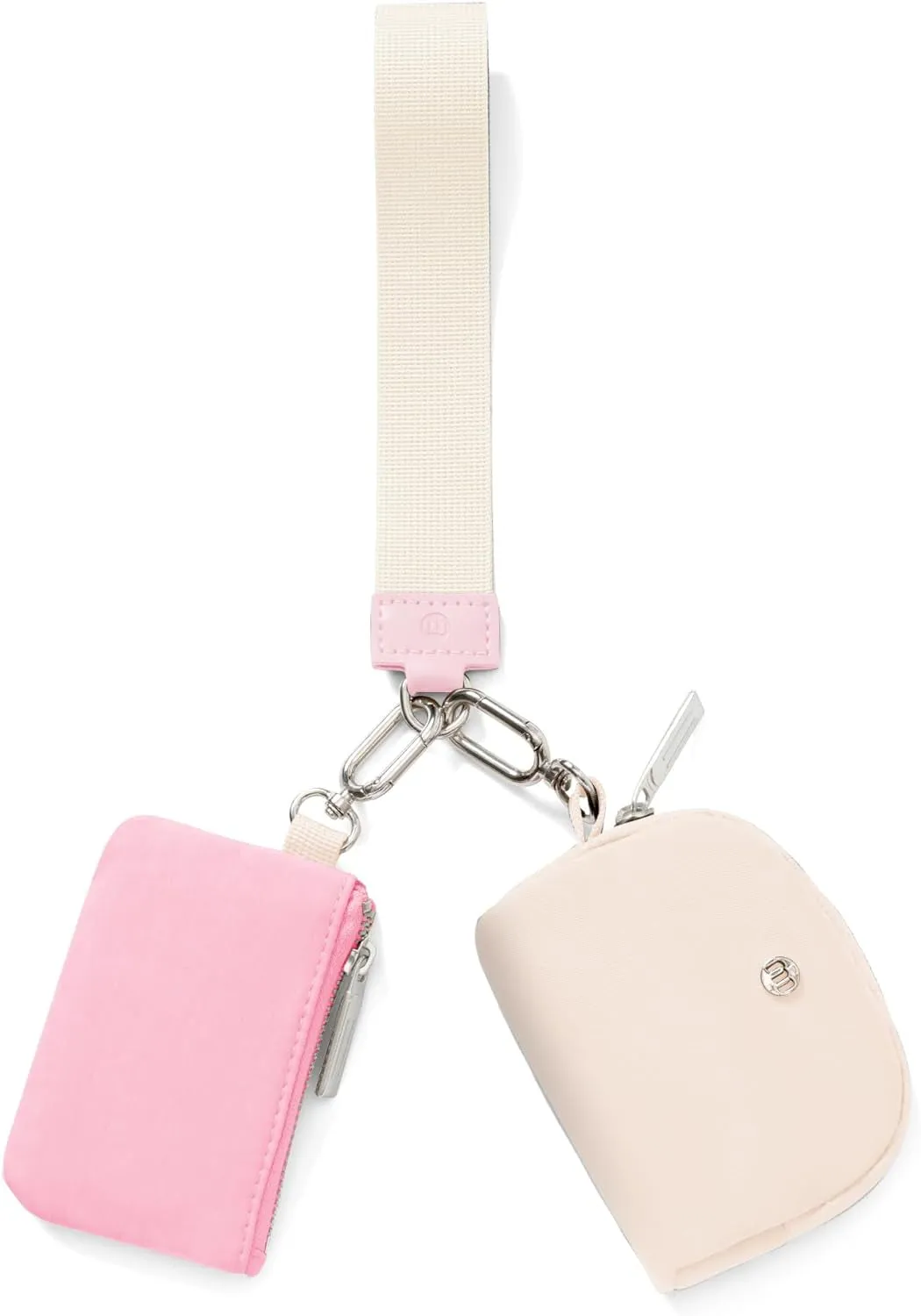 Zip Around Wristlet keychain Wallet for Women Portable wallet
