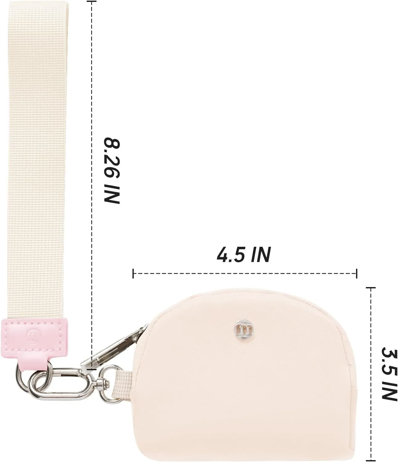 Zip Around Wristlet keychain Wallet for Women Portable wallet