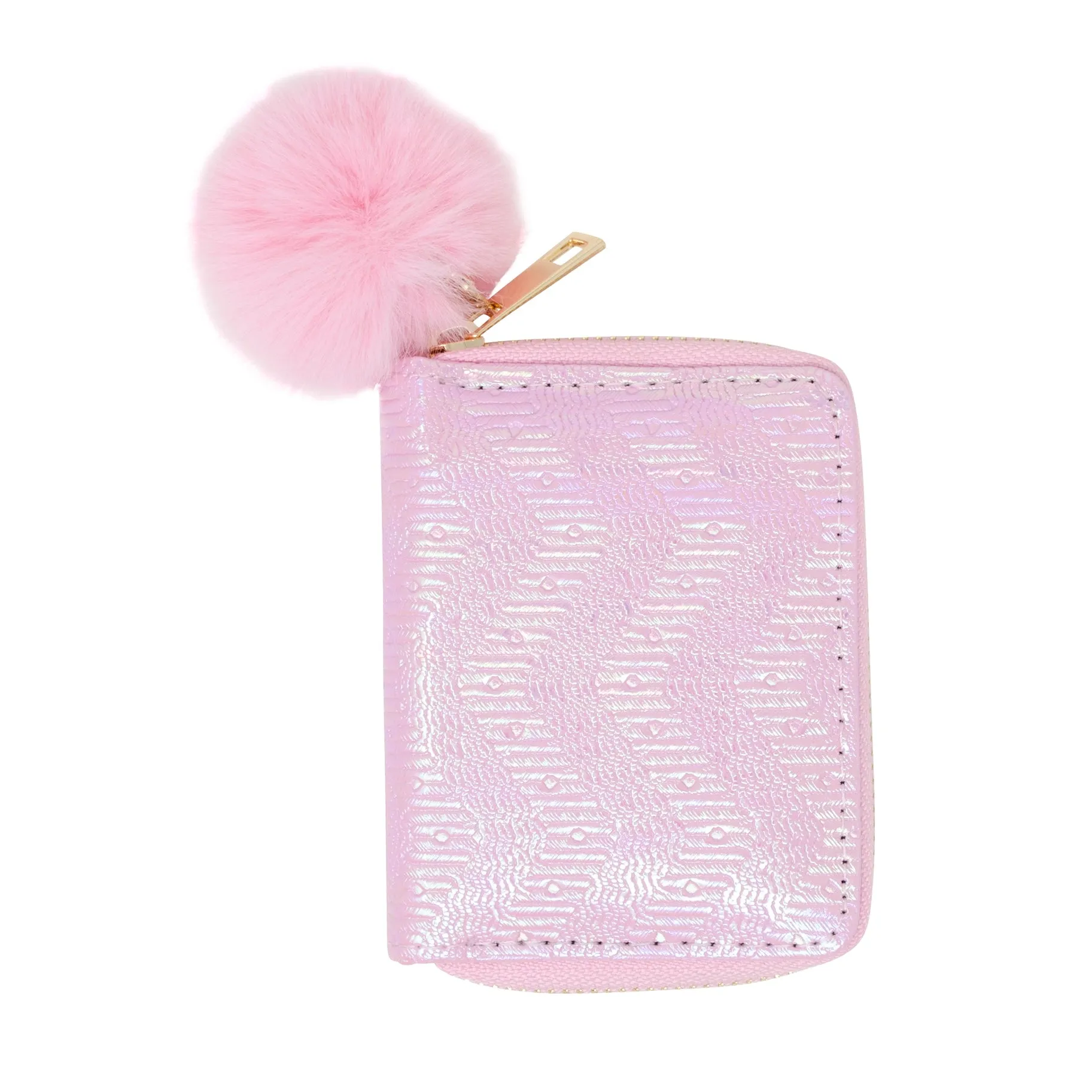 Zomi Gems Shiny Wave Kids Wallet - Pink